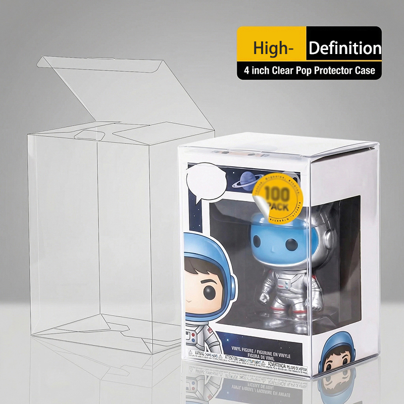 Funko Pop Protector - 프리미엄 투명 헤비듀티 0.35/0.5mm 두께 팝