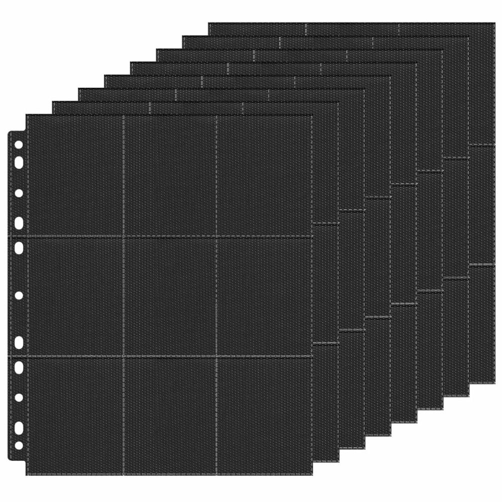 Trading Card Binder - 10개입, 9칸 A4 크기 트레이딩 카드