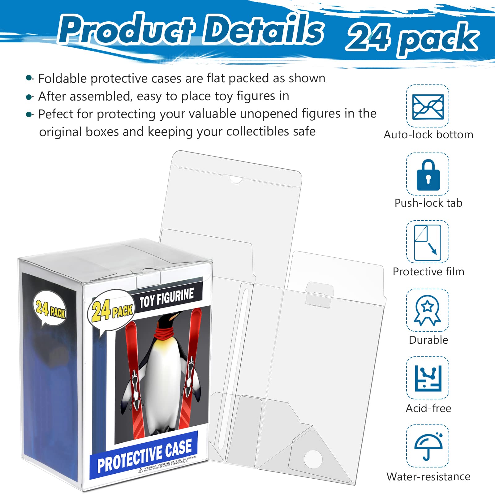 프리미엄 투명 헤비듀티 0.35/0.5mm 두께 팝 프 - Funko Pop Protector 리뷰 및 가격