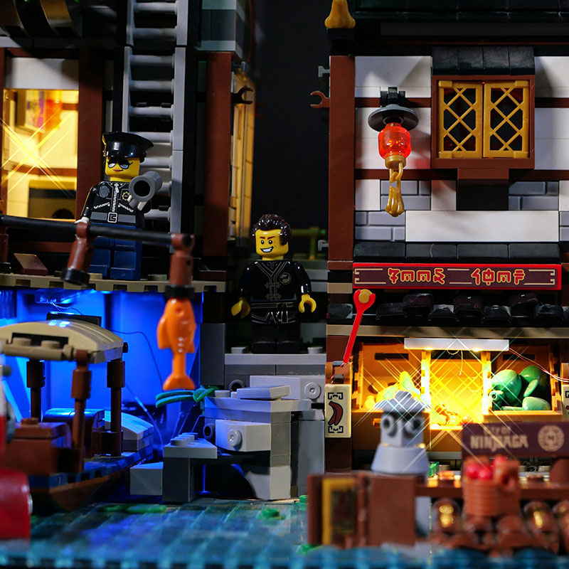 레고 70657 닌자고 시티 도크 06083용 LED  - Lego Set City 리뷰 및 가격